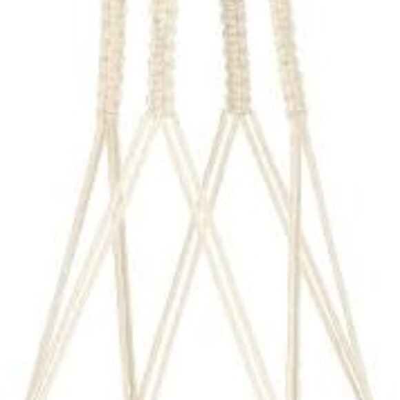 (3 Pack) Bohemien BOHO Macrame Plant Hanger Set - Picture 8 of 9